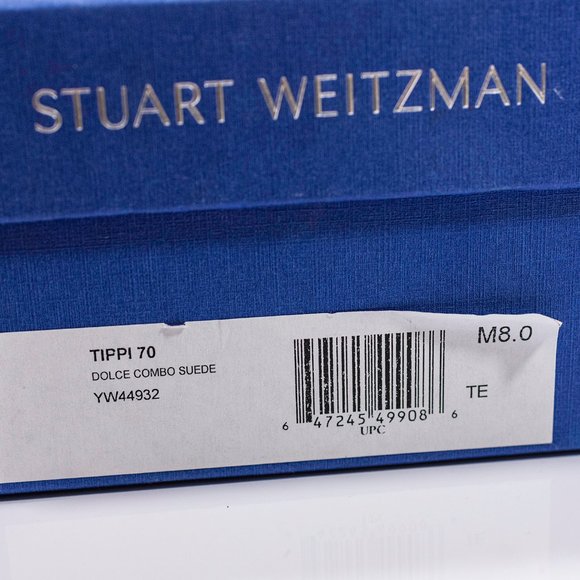 Stuart Weitzman Tippi 70 Suede Pointed Toe Pump - Picture 14 of 15